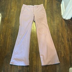 Blush pink trousers